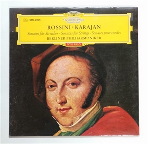 ロッシーニ　“弦楽のためのソナタ”　４曲収録、カラヤン指揮