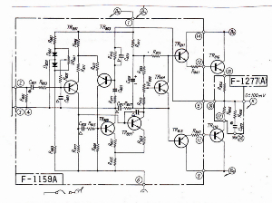 【図４】差動入力回路を採用し、コンプリメンタリー構成のアンプ